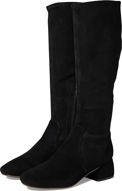Gentle Souls by Kenneth Cole Emily Stretch Boot Women's Boots Black Suede : 8 M, Leather/Suede
