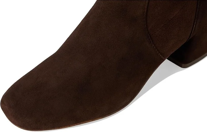 Gentle Souls by Kenneth Cole Emily Stretch Boot Women's Boots Chocolate Suede : 5.5 M, Leather/Suede - Image 2