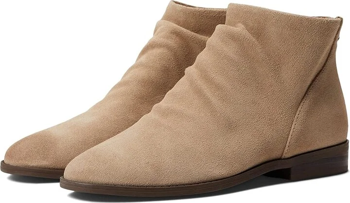 Gentle Souls by Kenneth Cole Emma Zip Bootie Women's Shoes Mushroom : 6 M, Leather
