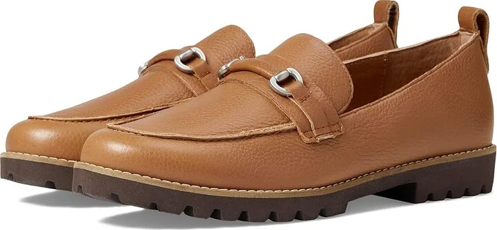 Gentle Souls by Kenneth Cole Eugene Lug Bit Women's Shoes Cognac 1 : 5 M, Leather