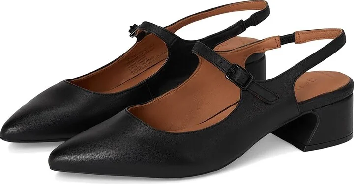 Gentle Souls by Kenneth Cole Gladys High Women's Heels Black Leather : 5.5 M