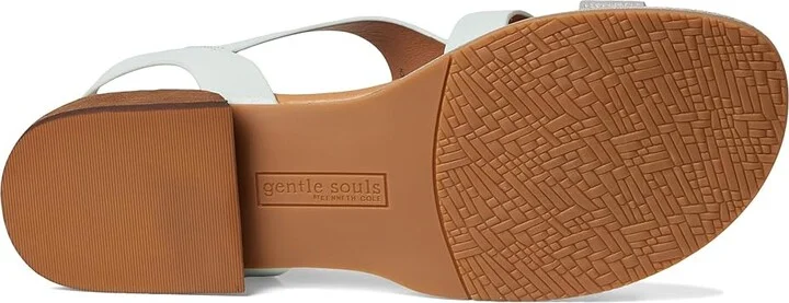 Gentle Souls by Kenneth Cole Haisley Women's Dress Sandals Light Blue Leather : 9 M - Image 3
