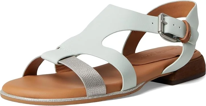 Gentle Souls by Kenneth Cole Haisley Women's Dress Sandals Light Blue Leather : 9 M - Image 5