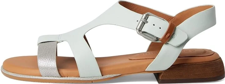 Gentle Souls by Kenneth Cole Haisley Women's Dress Sandals Light Blue Leather : 9 M - Image 6