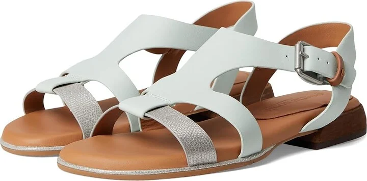 Gentle Souls by Kenneth Cole Haisley Women's Dress Sandals Light Blue Leather : 9 M