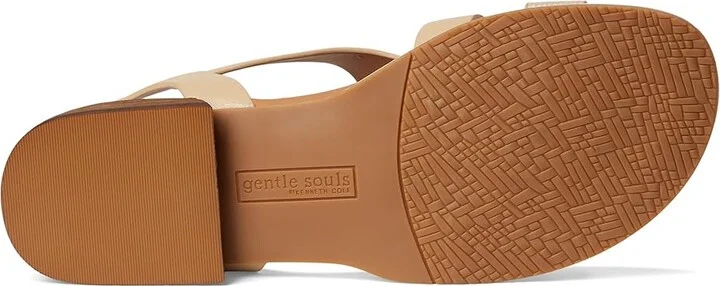 Gentle Souls by Kenneth Cole Haisley Women's Dress Sandals Sand Leather : 7 M - Image 3