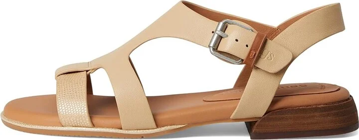 Gentle Souls by Kenneth Cole Haisley Women's Dress Sandals Sand Leather : 7 M - Image 6