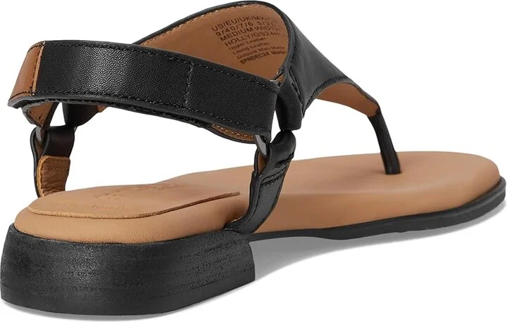 Gentle Souls by Kenneth Cole Holly Women's Dress Sandals Black Leather : 8.5 M - Image 4