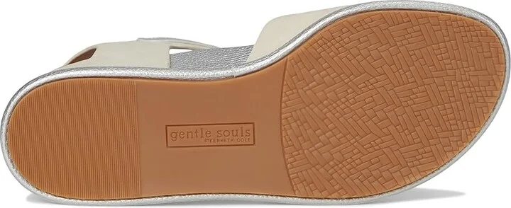 Gentle Souls by Kenneth Cole Jalleen Women's Dress Sandals Stone Nubuck : 9 M, Leather - Image 3