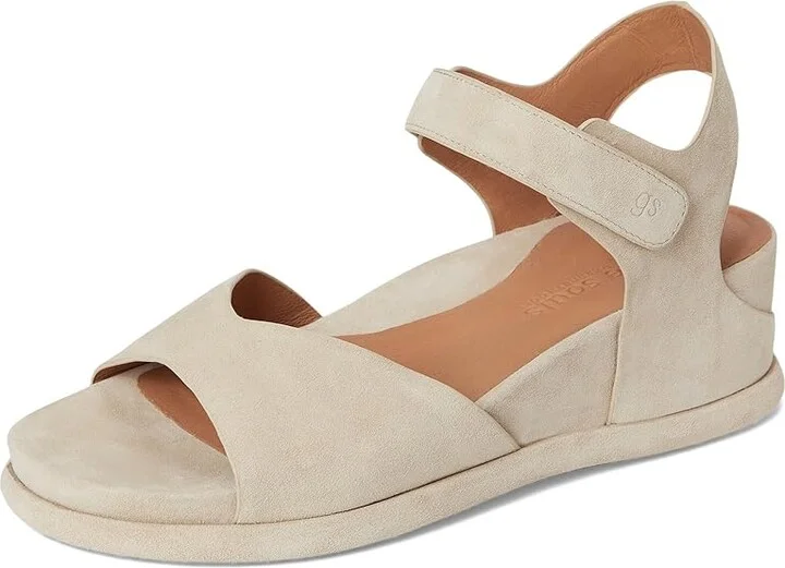 Gentle Souls by Kenneth Cole Jalleen Women's Dress Sandals Taupe Suede : 7 M, Leather - Image 5