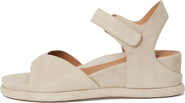 Gentle Souls by Kenneth Cole Jalleen Women's Dress Sandals Taupe Suede : 7 M, Leather - Image 6