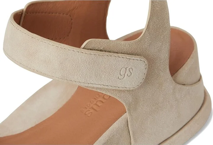 Gentle Souls by Kenneth Cole Jalleen Women's Dress Sandals Taupe Suede : 7 M, Leather - Image 7