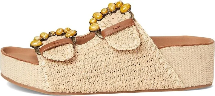 Gentle Souls by Kenneth Cole Kendall Women's Dress Sandals Natural Raffia : 9.5 M - Image 6