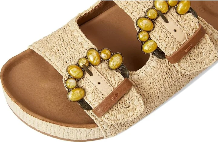 Gentle Souls by Kenneth Cole Kendall Women's Dress Sandals Natural Raffia : 9.5 M - Image 7