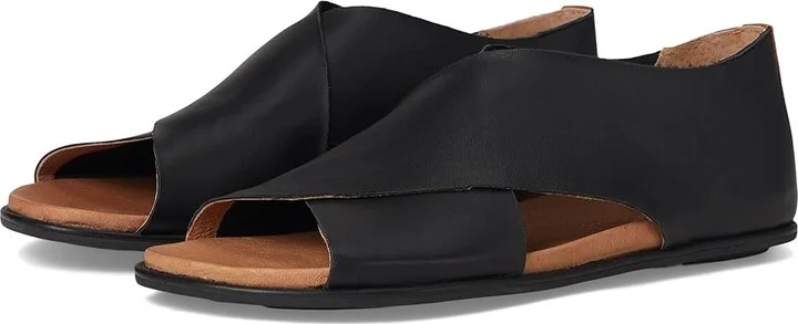 Gentle Souls by Kenneth Cole Laniey Women's Sandals Black : 9.5 M, Leather