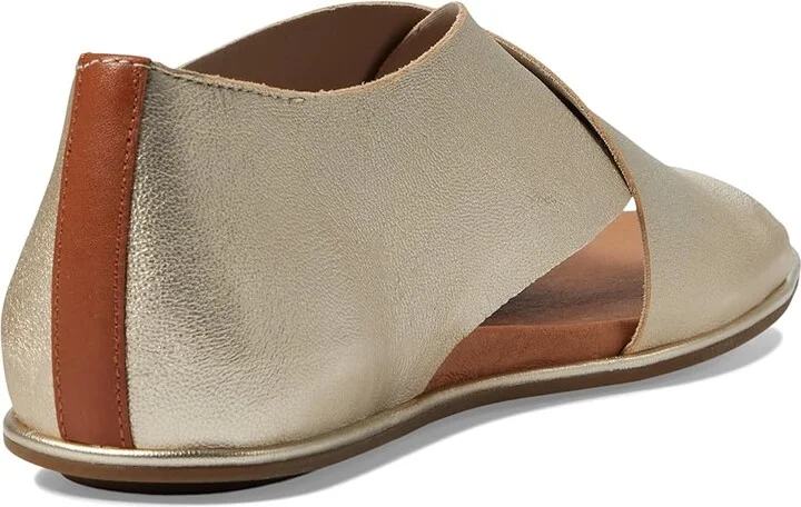 Gentle Souls by Kenneth Cole Laniey Women's Sandals Champagne Leather : 7.5 M - Image 4