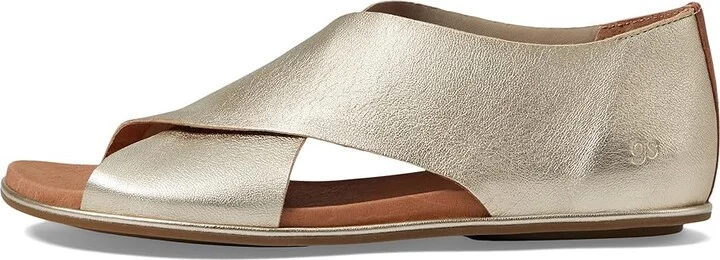 Gentle Souls by Kenneth Cole Laniey Women's Sandals Champagne Leather : 7.5 M - Image 5