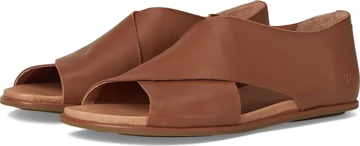 Gentle Souls by Kenneth Cole Laniey Women's Sandals Luggage : 6 M, Leather