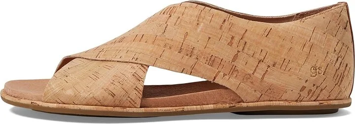 Gentle Souls by Kenneth Cole Laniey Women's Sandals Natural Cork : 10 M, Leather - Image 5