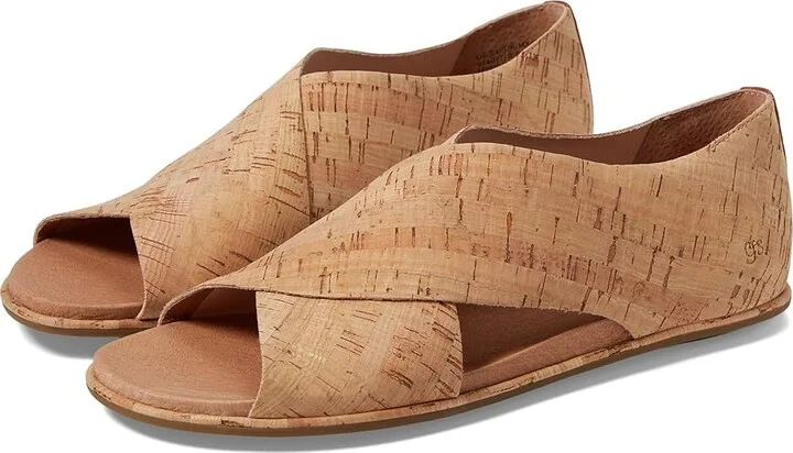 Gentle Souls by Kenneth Cole Laniey Women's Sandals Natural Cork : 10 M, Leather