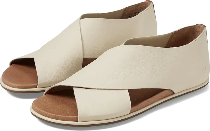 Gentle Souls by Kenneth Cole Laniey Women's Sandals Stone Leather : 11 M