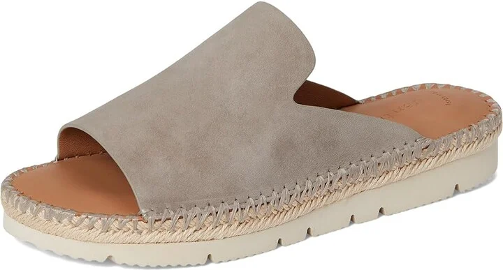 Gentle Souls by Kenneth Cole Leilani Women's Dress Sandals Dark Taupe Suede : 9.5 M, Leather - Image 5