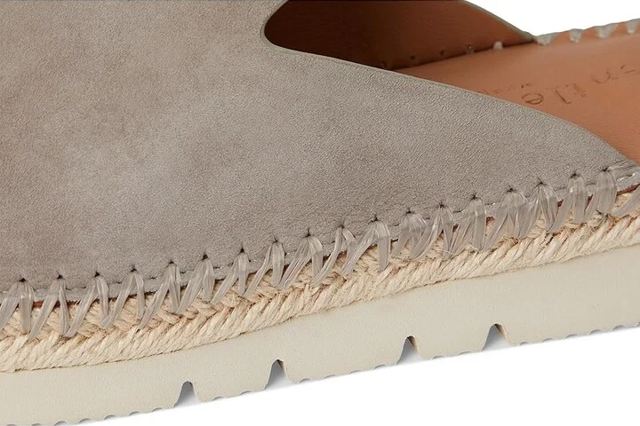 Gentle Souls by Kenneth Cole Leilani Women's Dress Sandals Dark Taupe Suede : 9.5 M, Leather - Image 7