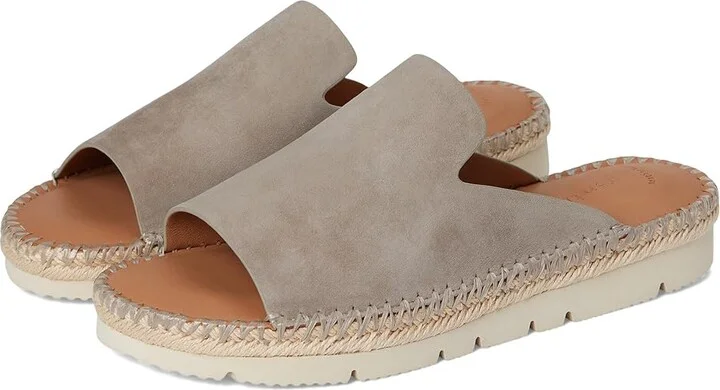 Gentle Souls by Kenneth Cole Leilani Women's Dress Sandals Dark Taupe Suede : 9.5 M, Leather