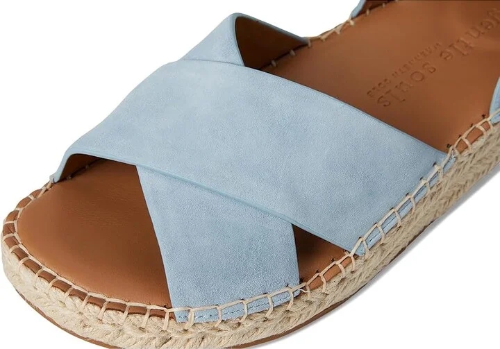 Gentle Souls by Kenneth Cole Leon Women's Dress Sandals Ashley Blue Suede : 7.5 M, Leather - Image 7