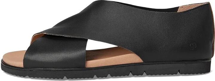 Gentle Souls by Kenneth Cole Leslie Women's Dress Sandals Black Leather : 11 M - Image 6