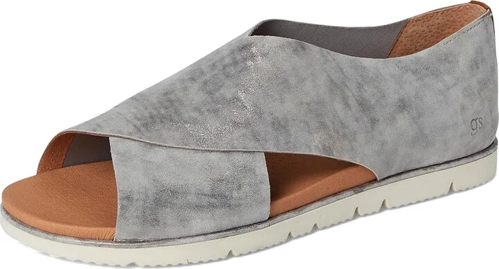 Gentle Souls by Kenneth Cole Leslie Women's Dress Sandals Silver Leather : 10 M - Image 5