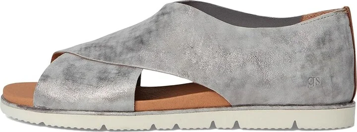 Gentle Souls by Kenneth Cole Leslie Women's Dress Sandals Silver Leather : 10 M - Image 6