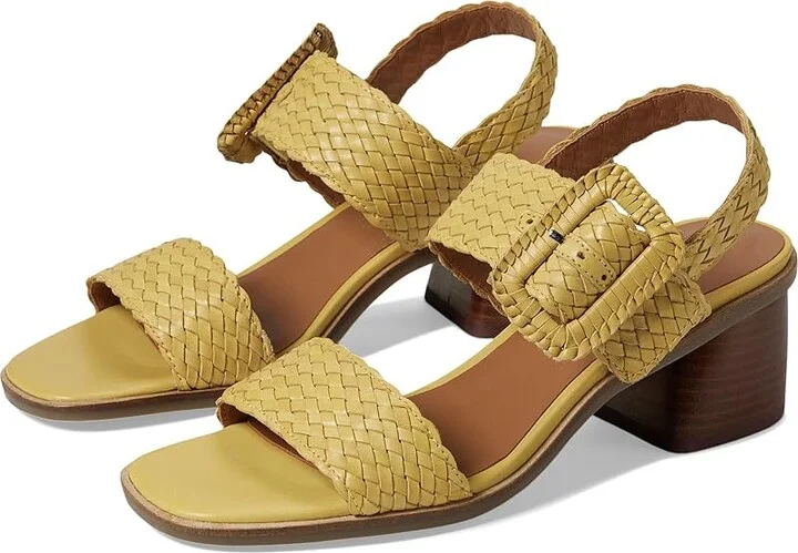 Gentle Souls by Kenneth Cole Madylyn Women's Sandals Banana Leather : 9 M