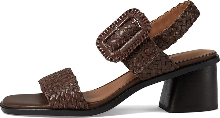 Gentle Souls by Kenneth Cole Madylyn Women's Sandals Chocolate Leather : 8 M - Image 5