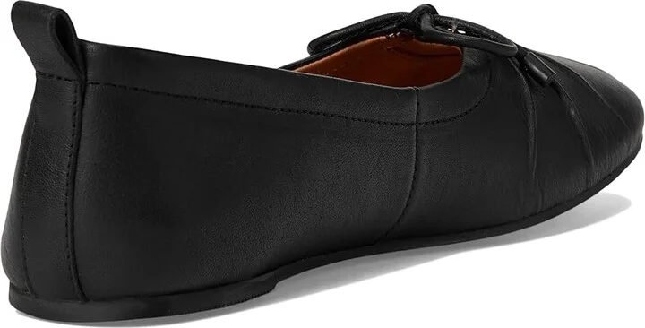 Gentle Souls by Kenneth Cole Marilyn Women's Flat Shoes Black Leather : 9 M, Leather/Rubber - Image 4