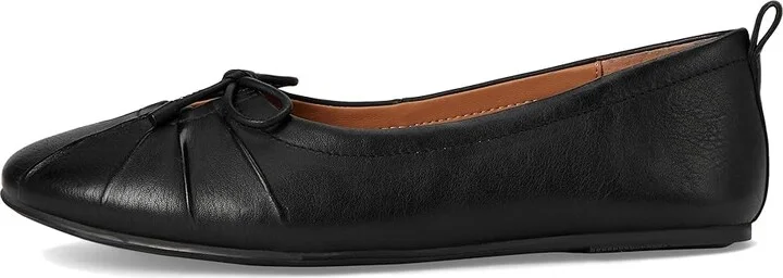 Gentle Souls by Kenneth Cole Marilyn Women's Flat Shoes Black Leather : 9 M, Leather/Rubber - Image 6