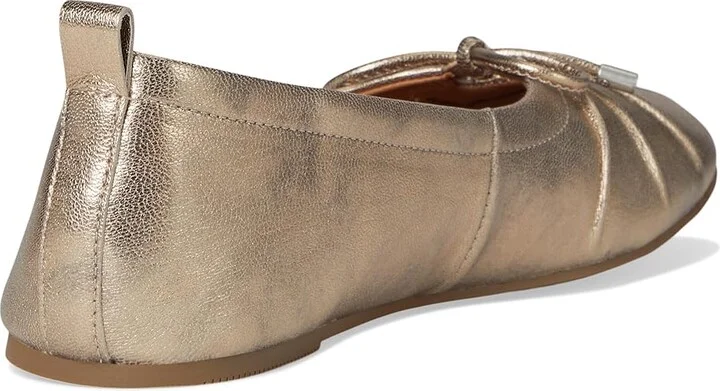 Gentle Souls by Kenneth Cole Marilyn Women's Flat Shoes Gravel Leather : 11 M, Leather/Rubber - Image 4