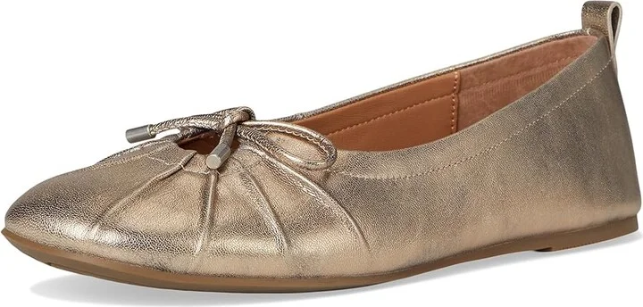 Gentle Souls by Kenneth Cole Marilyn Women's Flat Shoes Gravel Leather : 11 M, Leather/Rubber - Image 5