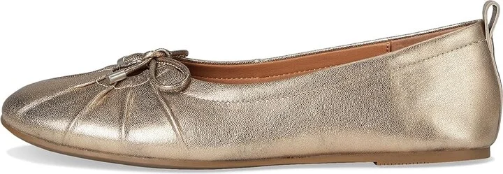 Gentle Souls by Kenneth Cole Marilyn Women's Flat Shoes Gravel Leather : 11 M, Leather/Rubber - Image 6