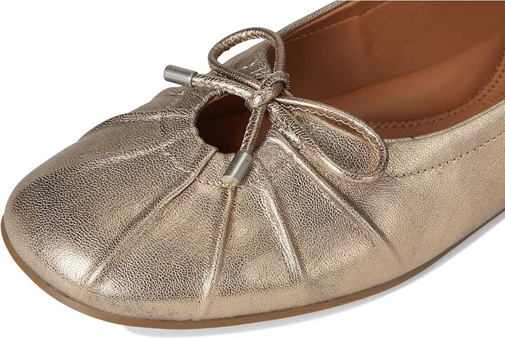 Gentle Souls by Kenneth Cole Marilyn Women's Flat Shoes Gravel Leather : 11 M, Leather/Rubber - Image 7