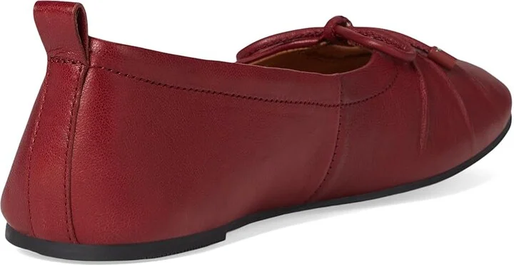 Gentle Souls by Kenneth Cole Marilyn Women's Flat Shoes Rio Red Leather : 8.5 M, Leather/Rubber - Image 4