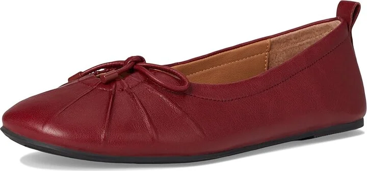 Gentle Souls by Kenneth Cole Marilyn Women's Flat Shoes Rio Red Leather : 8.5 M, Leather/Rubber - Image 5
