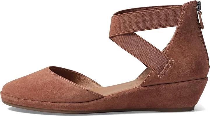 Gentle Souls by Kenneth Cole Noa Women's Shoes Mid Brown Suede : 5.5 M, Leather - Image 5