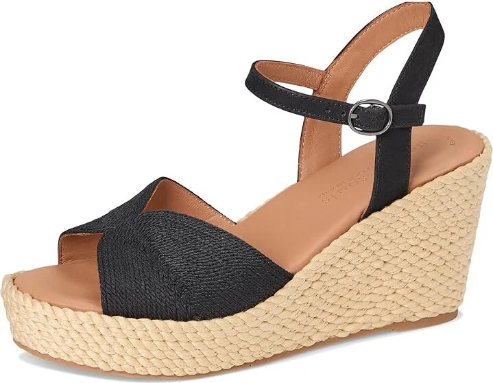 Gentle Souls by Kenneth Cole Nola Women's Dress Sandals Black Fabric : 6.5 M, Leather/Rubber - Image 5