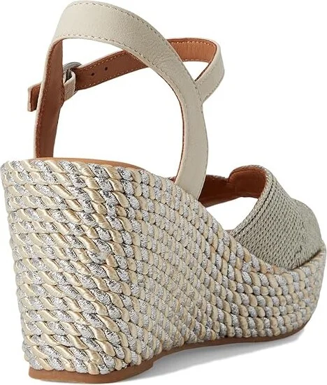 Gentle Souls by Kenneth Cole Nola Women's Dress Sandals Stone Fabric : 10 M, Leather/Rubber - Image 4
