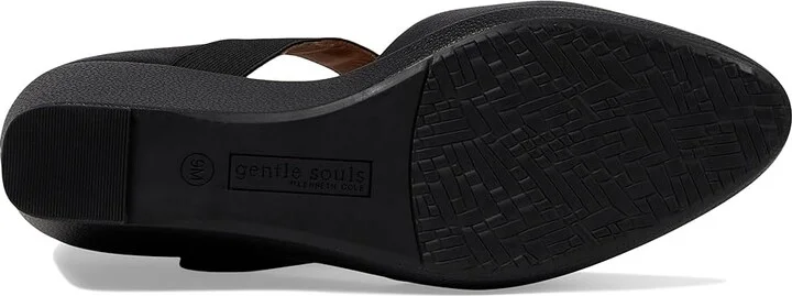Gentle Souls by Kenneth Cole Oriana High Women's Heels Black Leather : 11 M, Synthetic - Image 3