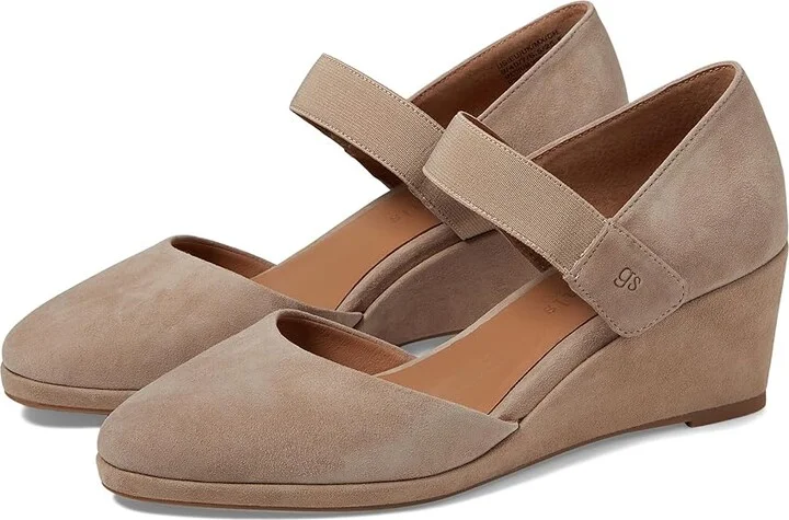 Gentle Souls by Kenneth Cole Oriana High Women's Heels Mushroom Suede : 5 M, Synthetic