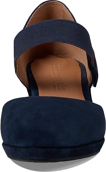 Gentle Souls by Kenneth Cole Oriana High Women's Heels Navy Suede : 9 M, Synthetic - Image 2