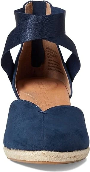 Gentle Souls by Kenneth Cole Orya Women's Shoes Navy Suede : 8 M - Image 2