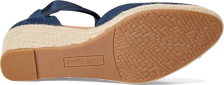 Gentle Souls by Kenneth Cole Orya Women's Shoes Navy Suede : 8 M - Image 3